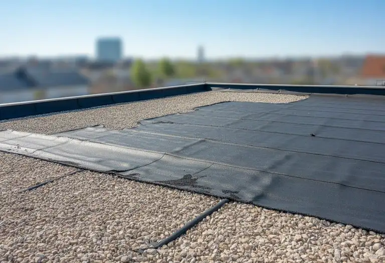 industrial flat roof membrane repair Toronto