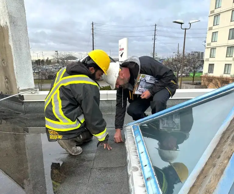 Crown Industrial Roofing commercial flat roofing work