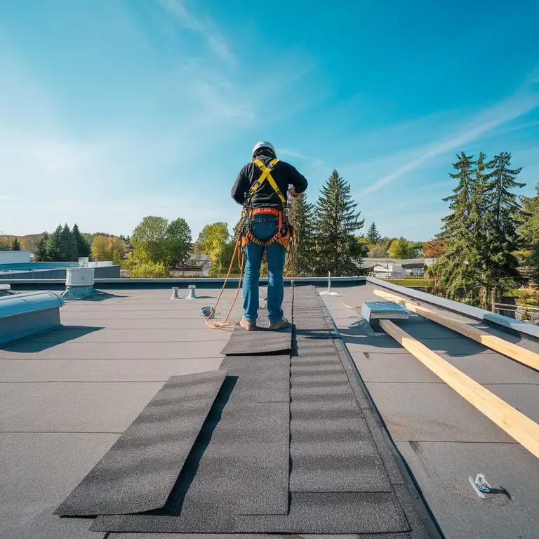 signs of flat roof damage