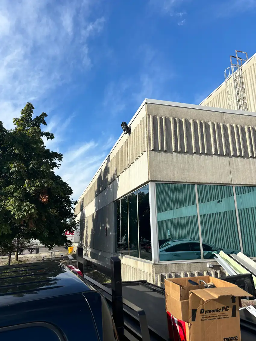 Commercial flat roofing project in Markham/Thornhill, ON